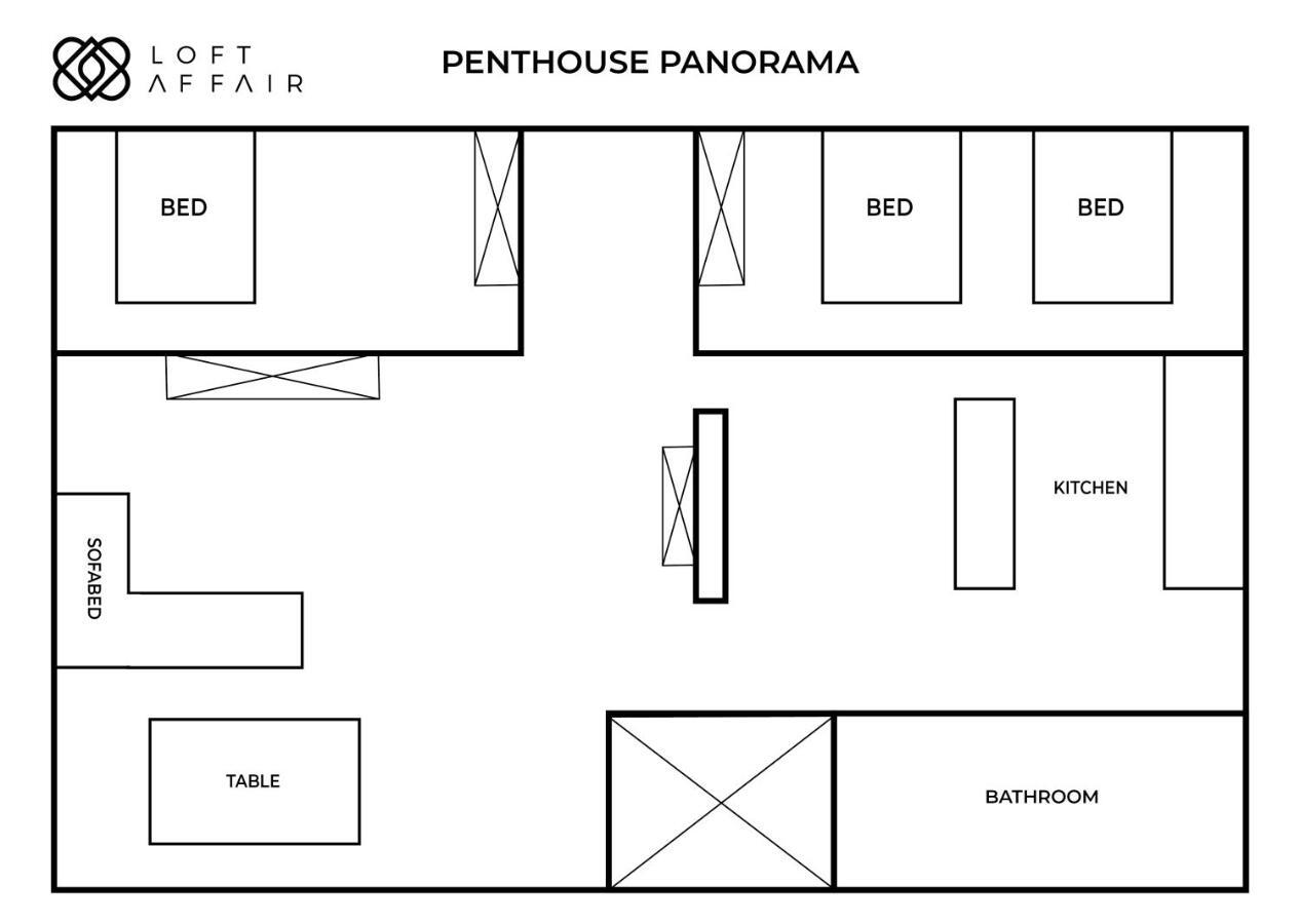 Penthouse Panorama By Loft Affair Apartament *